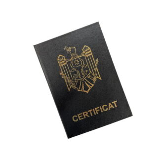 Coperta laminata pentru certificat