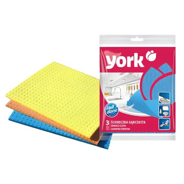 Lavete York 3buc Celuloza