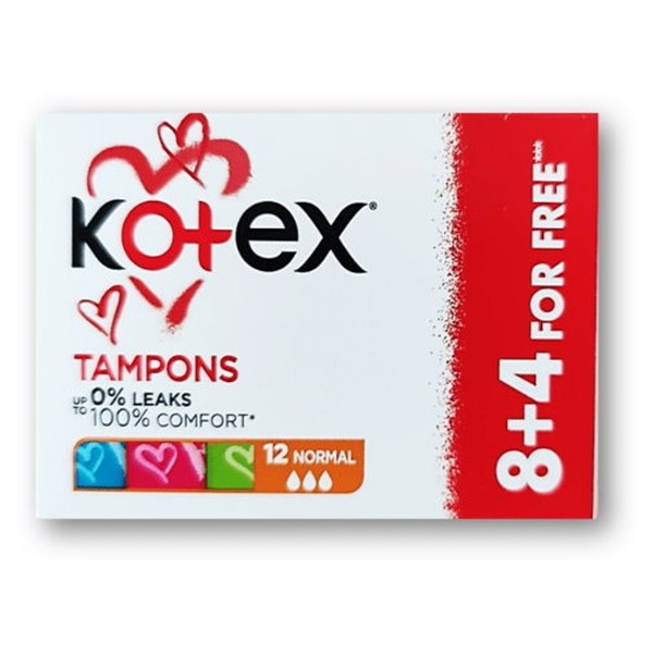 Tampoane Kotex 8+4 normal