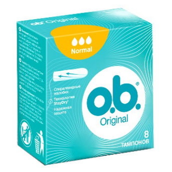 Tampoane OB normal 8buc.