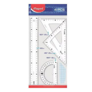 Set de rigle maxi 4 blister 30cm
