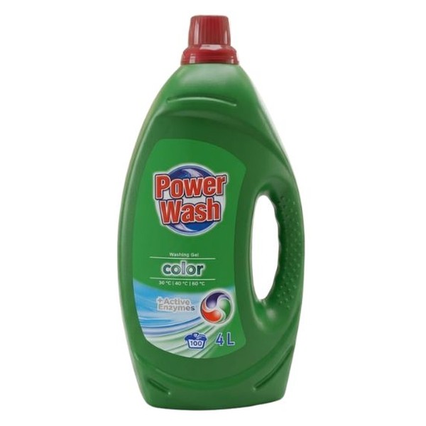 Detergent lichid 4L, Power Wash color