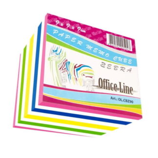 Bloc de hirtii colore pentru box Office Line 90*90*45