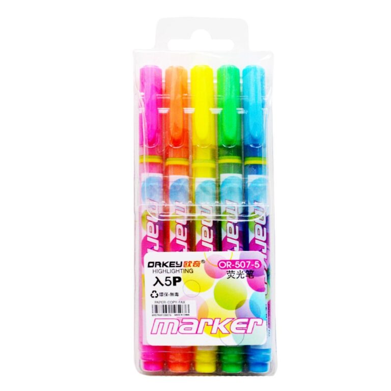 Marker pentru text Orkey set 5buc/
