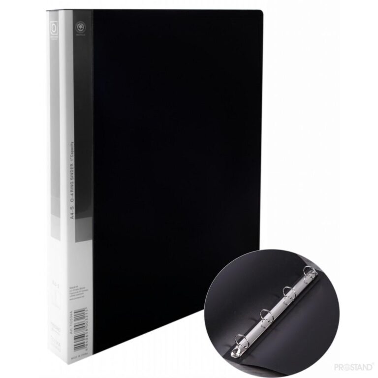 Папка пластиковая на 4-х кольцах