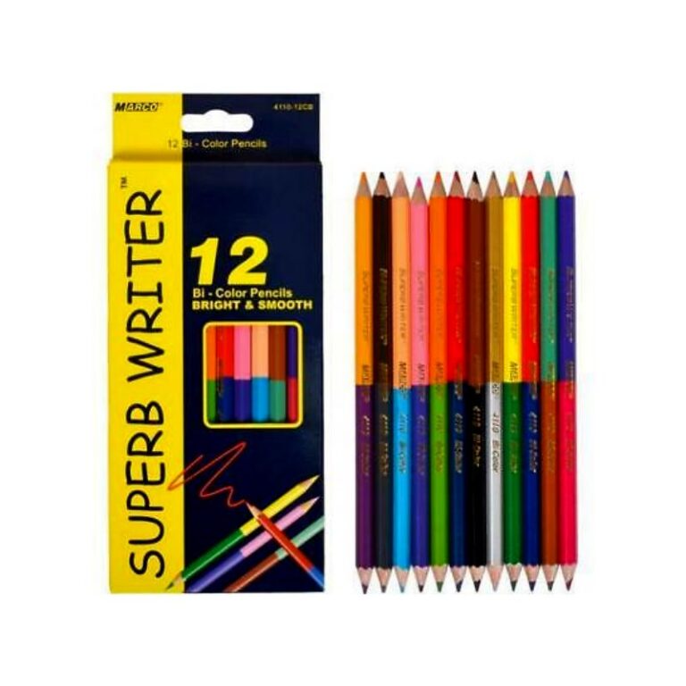 Creioane colorate Marco 12buc duble