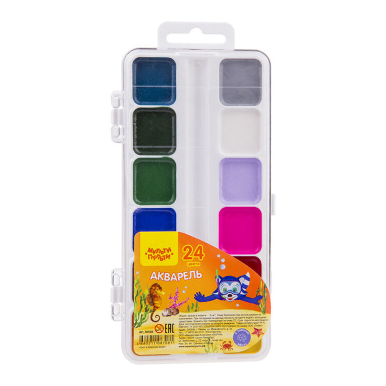 Acuarela 24 culori Multi-Pulti