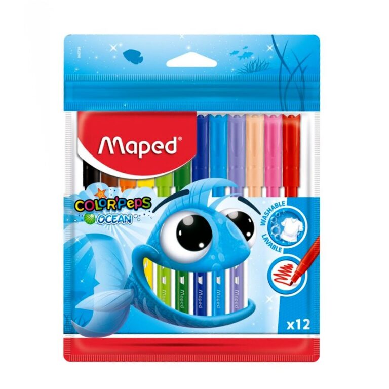 Carioci 12 culori Maped Oсean