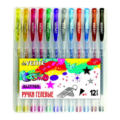 Set de pixuri colore gel Zi-Bi 12buc