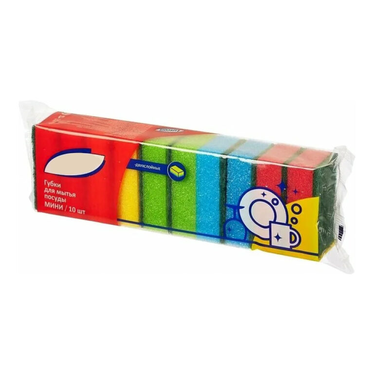 Губка для посуды Мини Эконом 10шт