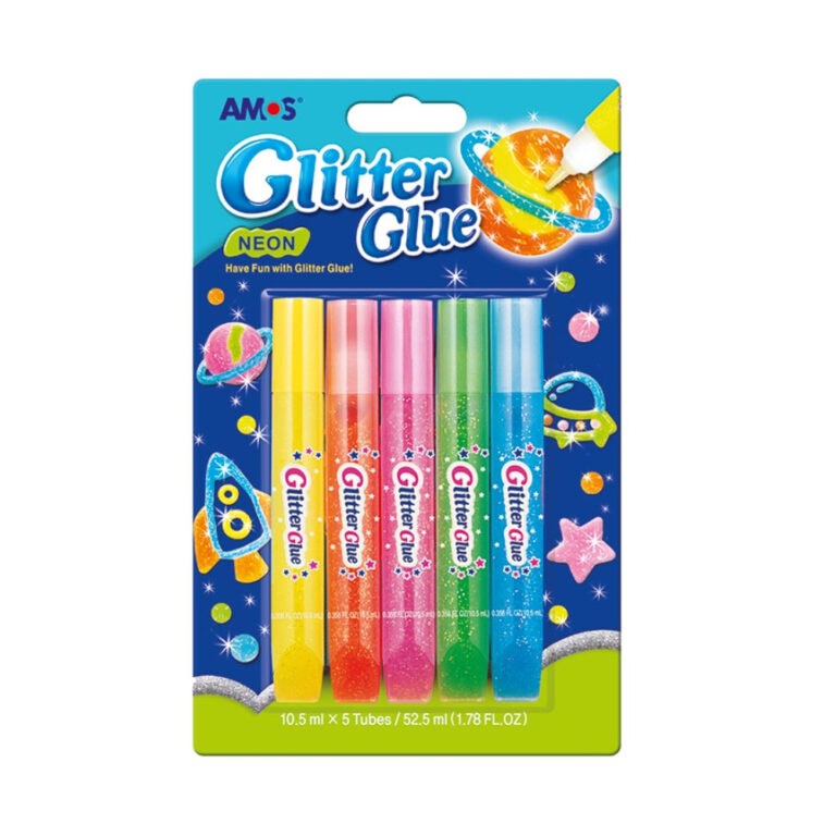 Adeziv-glitter Neon 6 culori