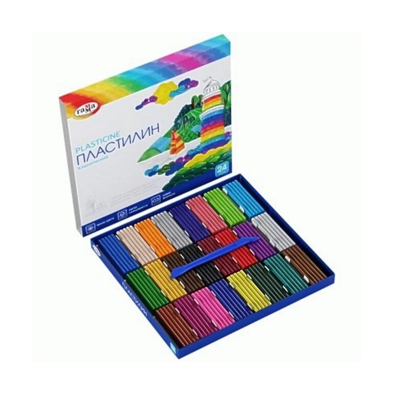 Plastilina Gamma clasic 24 culori