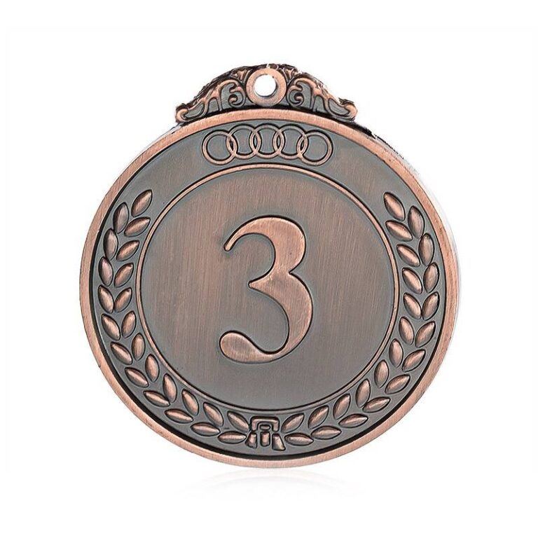 Medalie cu "3" Bronz 50mm