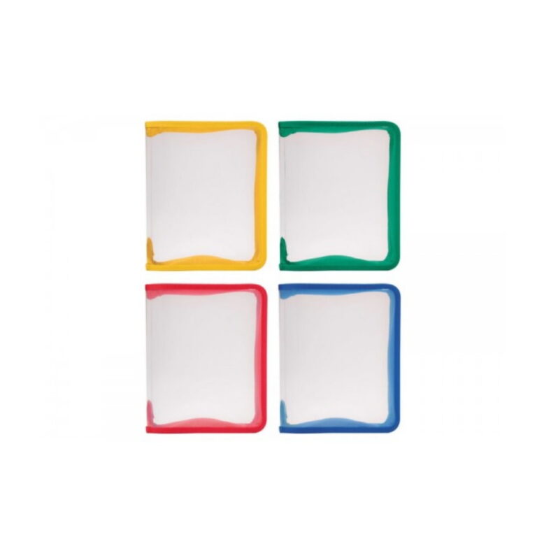 Папка прозрачная на молнии плотная B5