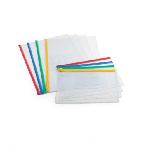 Папка прозрачная Zip-молния  A4