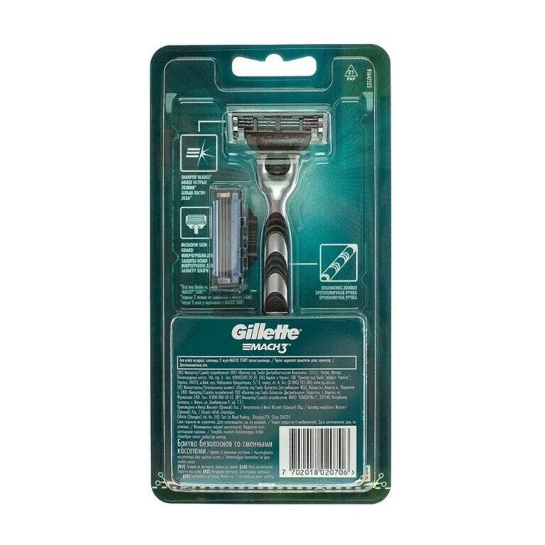 Gillette Mach 3 aparat p/u ras+rezerva