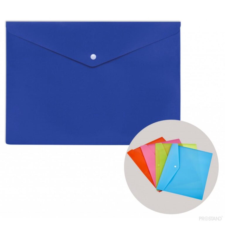 Папка конверт на кнопке А4 плотная