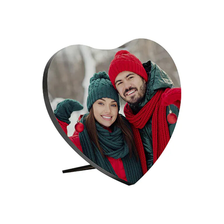 Rama foto personalizata forma inima