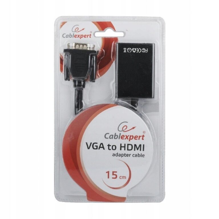 Adapter VGA-M to HDMI-F 15cm