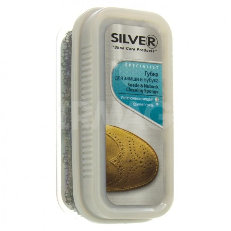 Bureta p/u incaltaminte Silver velur/nubuc