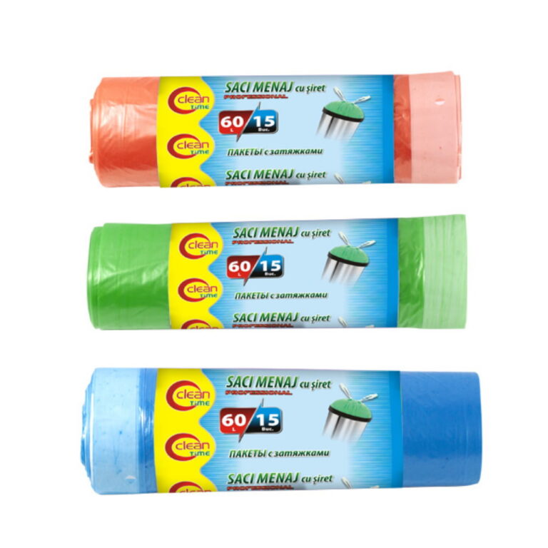 Saci gunoi 60/15 cu minere