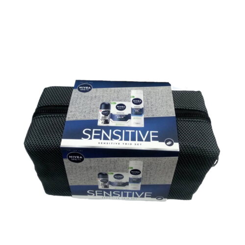 Set Nivea Men Sensitiv gel dus+lotiune d/a ras+spray