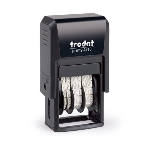 Печать мини-датер Trodat 4810 цифры+буквы