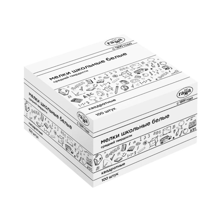 Creta alba patrata Gamma100buc