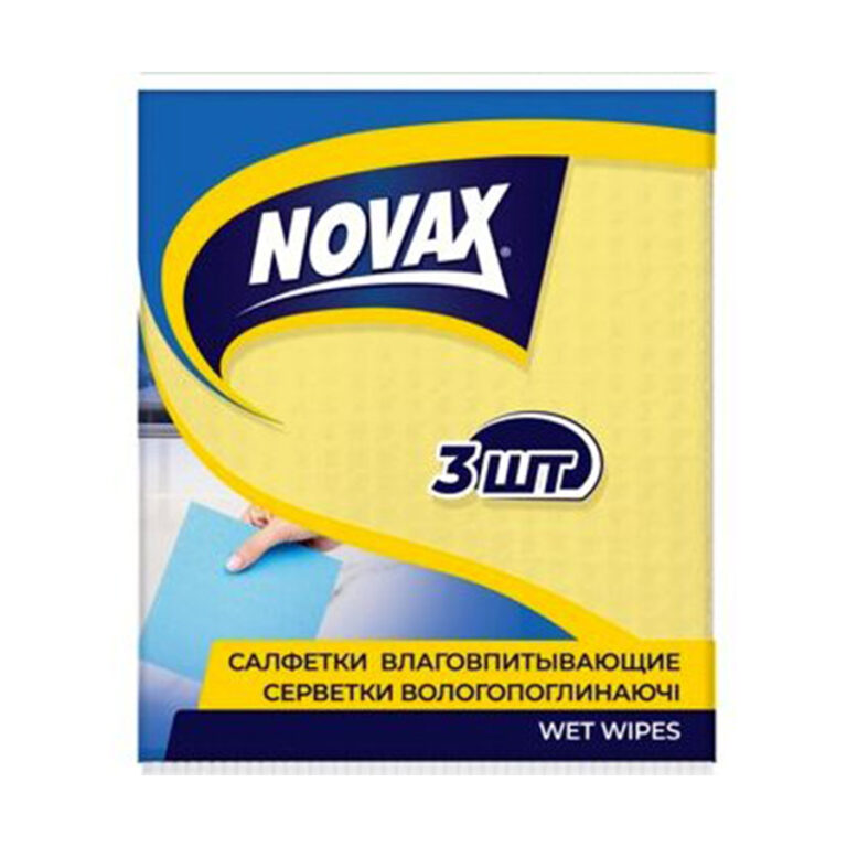 Салфетки универсальные Novax  3шт