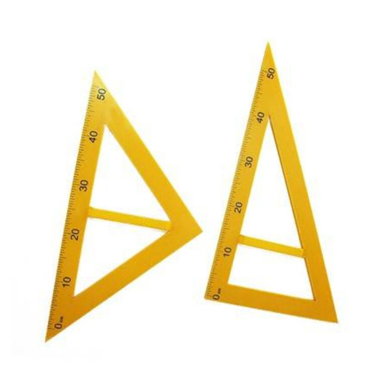 Rigla treunghi p/u tabla 2buc/set