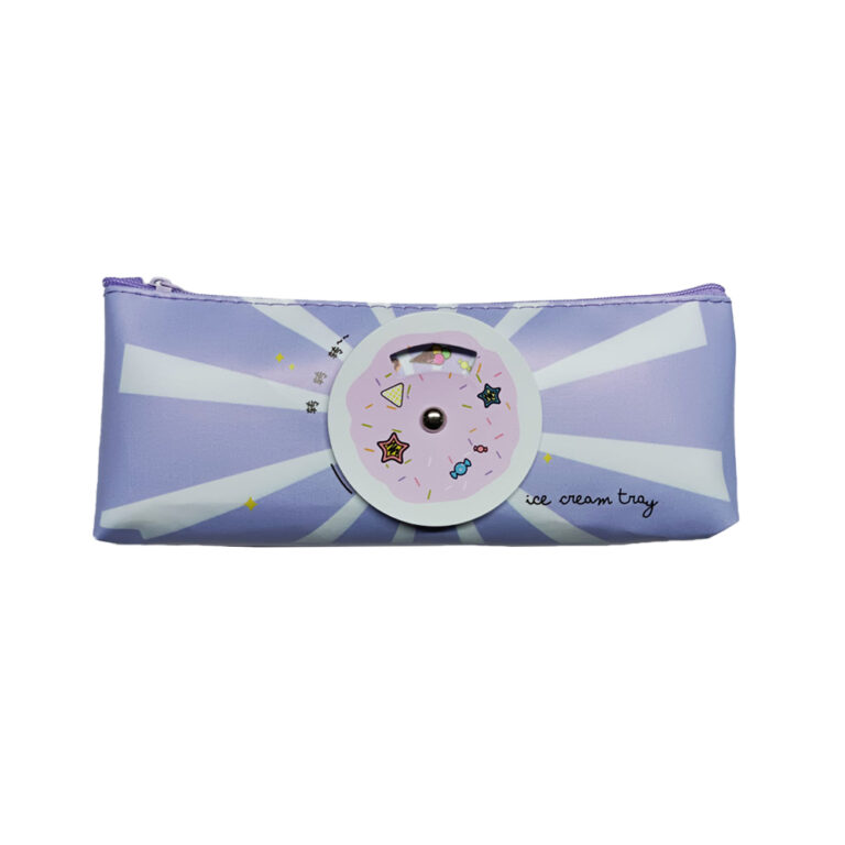 Пенал школьный для девочек 1отделение ассорти