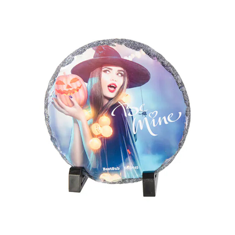 Imprimare pe piatra rotunda 15cm Glossy