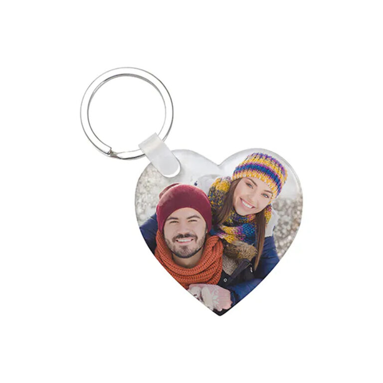 Breloc personalizat acrilic inima