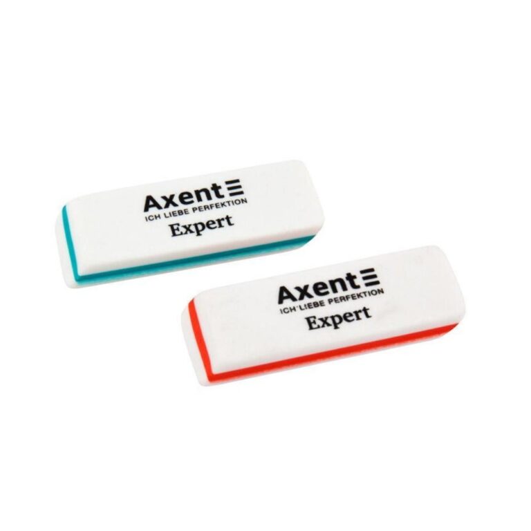 Radiera Axent Expert moale alba