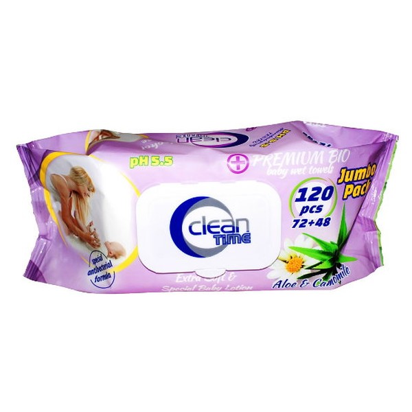 Servetele umede 120buc Clean Time