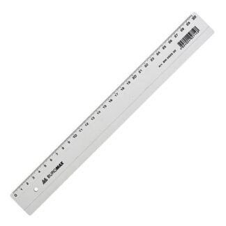 Rigla din plastic transparenta 30cm