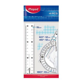 Set de rigle mini 4 blister 15cm