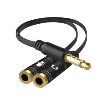 Spliter audio 3.5mm to audio and mic