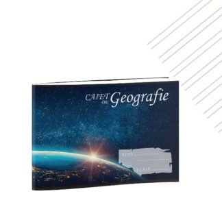 Caiet orizontal  B5 Geografie 24foi linia