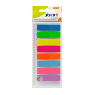 Index separator din plastic ,transparent-neon 45 *12mm