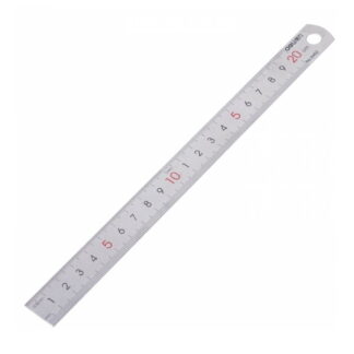 Rigla din metal Deli 20cm