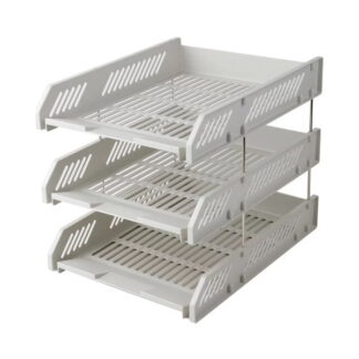 Suport orizontal 3 sectii Deli Simpli plastic