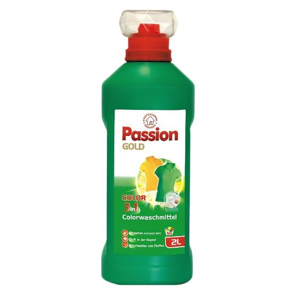 Detergent lichid 2L, Passion Gold color