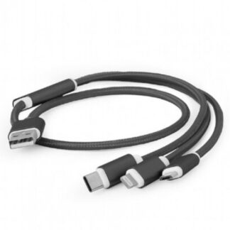 Cablu USB to Type-C+iP+Micro Cablexpert 1m