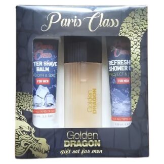 Set Men Golden Dragon apa100ml+gel/dus+gel/ras