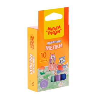 Creta colora Multi-Puliti rotunda 10buc