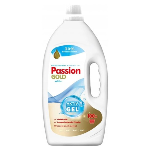 Detergent lichid 4L, Passion Gold alb