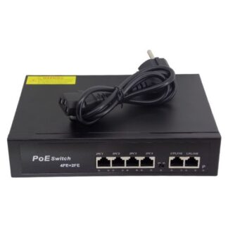 Switch POE 4+2port 100Mb (60W)