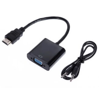 Adapter HDMI-M to VGA-F + 3.5mm aux