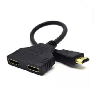 Cablu video HDMI Passive dual port Black